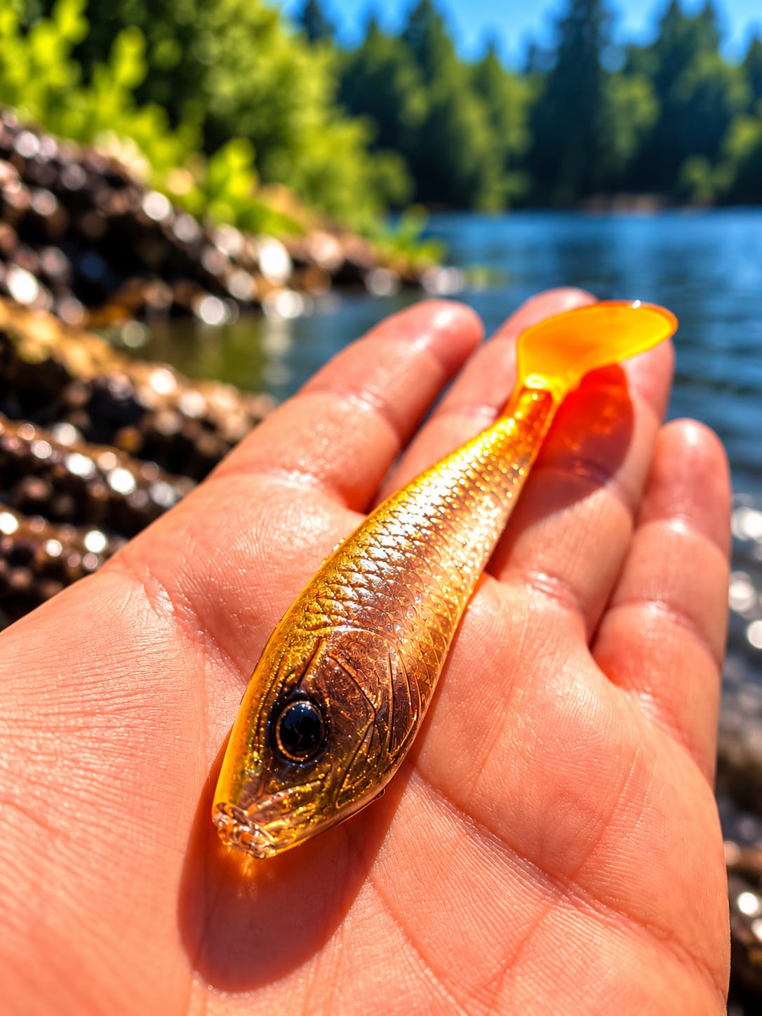 Fight Fish 10cm NEON Gold - obrazek 2