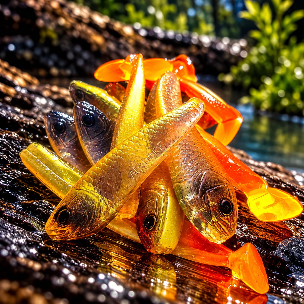 Fight Fish 10cm NEON Gold - obrazek 3