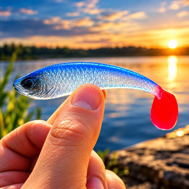 Fight Fish 10cm NEON Niebieski