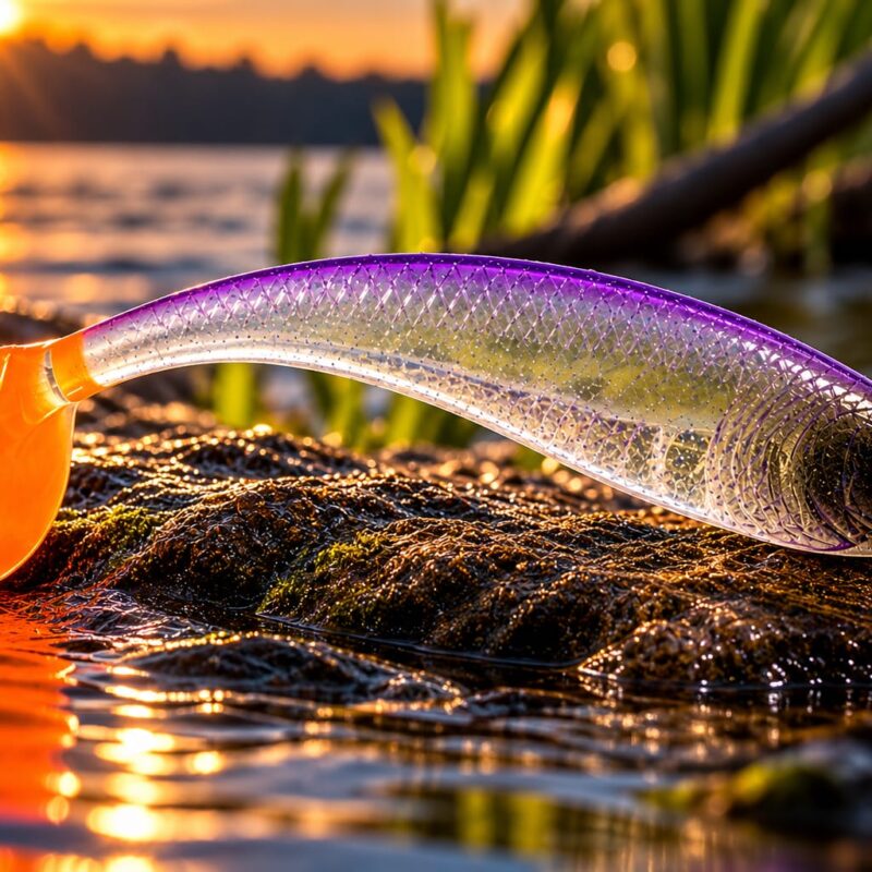 Fight Fish 10cm NEON Fiolet
